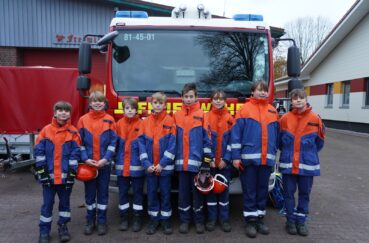 Mitglieder Der Klempauer Jugendfeuerwehr